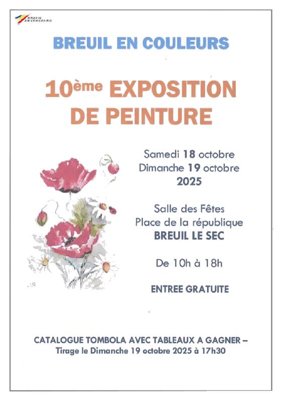 10ème Exposition de peinture Breuil en Couleurs