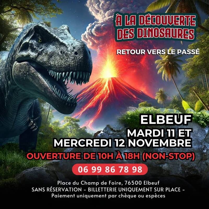 Exposition Dinosaure à Elbeuf