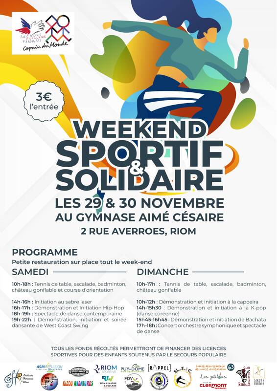 Week-end sportif et solidaire