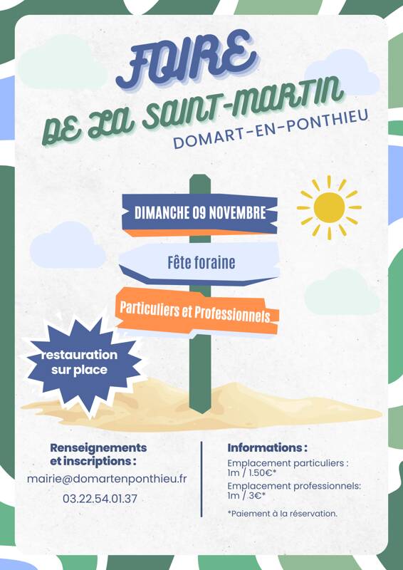 FOIRE DE LA SAINT MARTIN