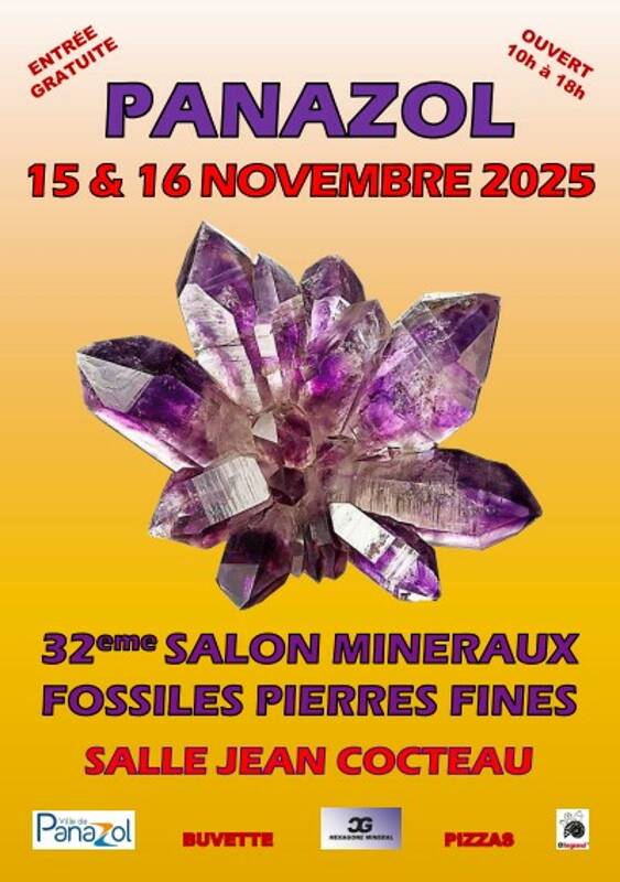 32ème Salon des minéraux, fossiles et pierres fines