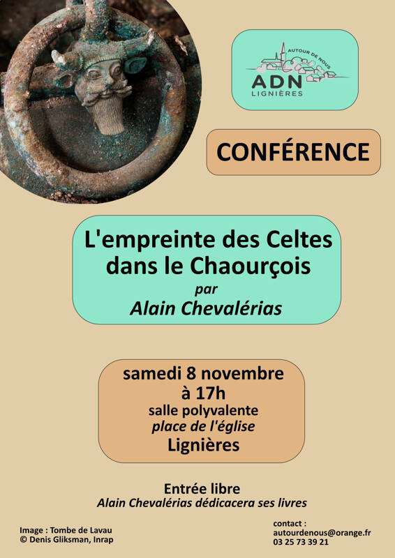 Conférence sur l'empreinte des Celtes dans le Chaourçois