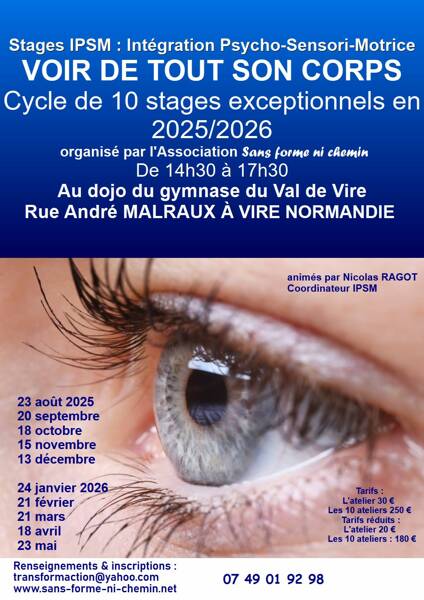 Stage - IPSM VOIR DE TOUT SON CORPS