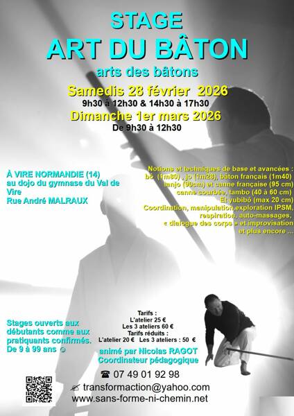 STAGE ART DU BATON – ARTS DES BATONS