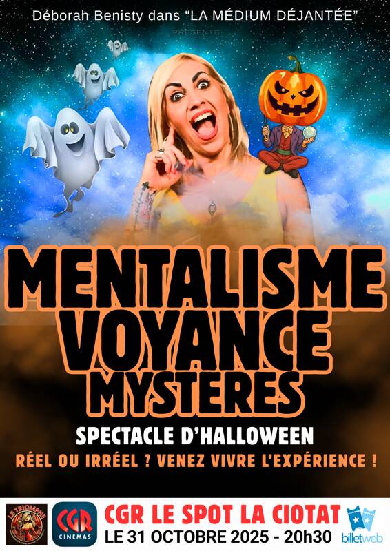 SPECTACLE HALLOWEEN - MENTALISME VOYANCE MYSTERES