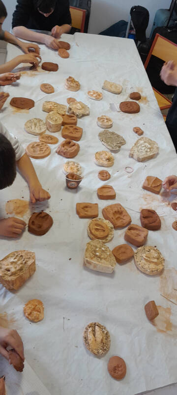 Atelier de moulage d’empreintes d’animaux