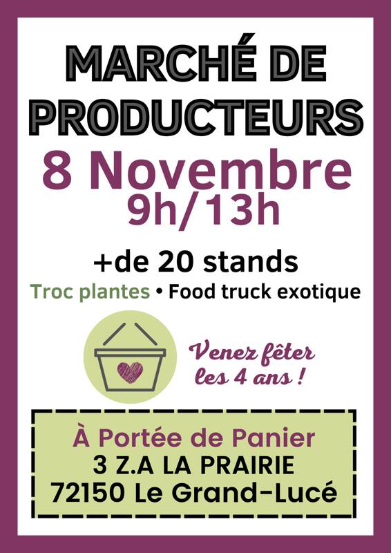 Marché de Producteurs & Troc Plantes
