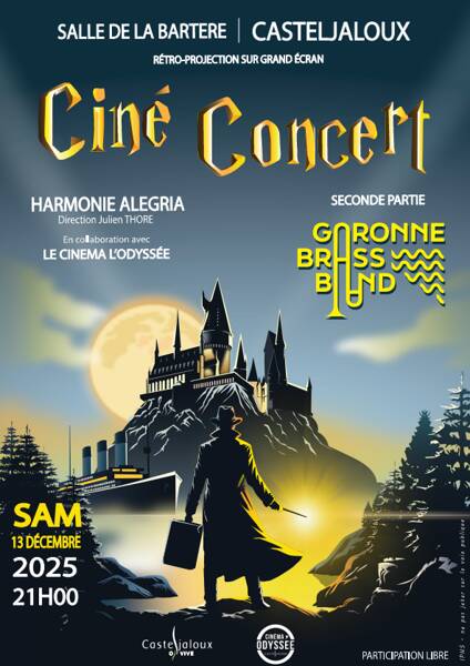 Grand Ciné-Concert, l'harmonie Alegria invite le Garonne Brass Band