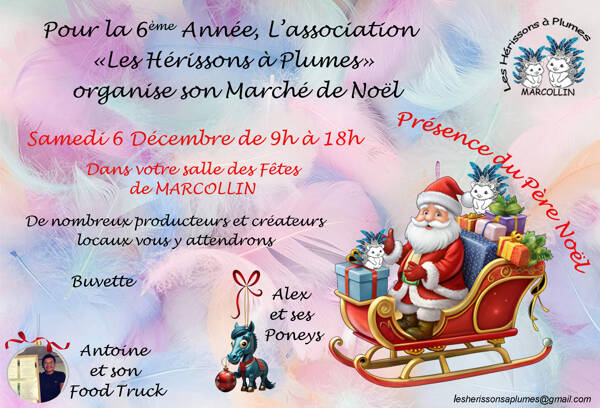 Marché de Noel des Hérissons à Plumes