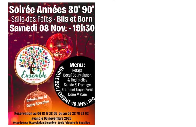 soiree dansante annee 80 90