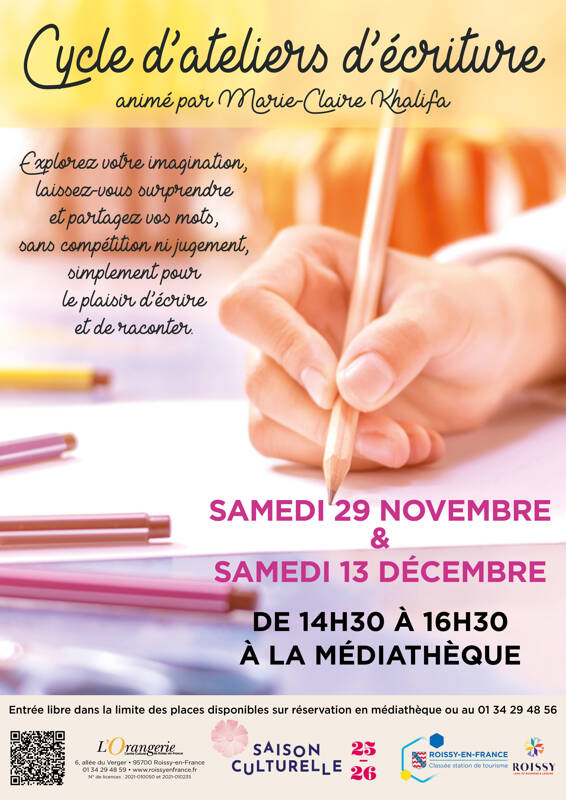 Ateliers d'écriture