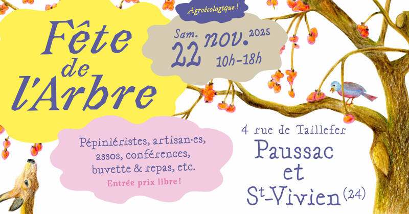 3ème Fête de l’Arbre, locale et agroécologique !