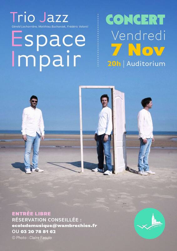 Concert - Trio Jazz - Espace Impair