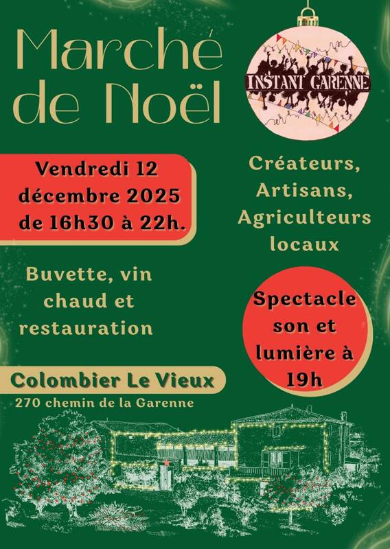 Marché de Noël - Les illuminations de la Garenne