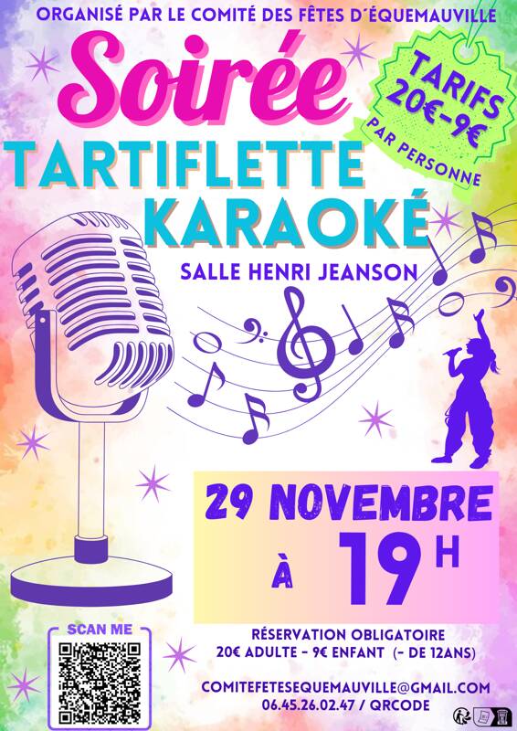 Soirée tartiflette karaoké