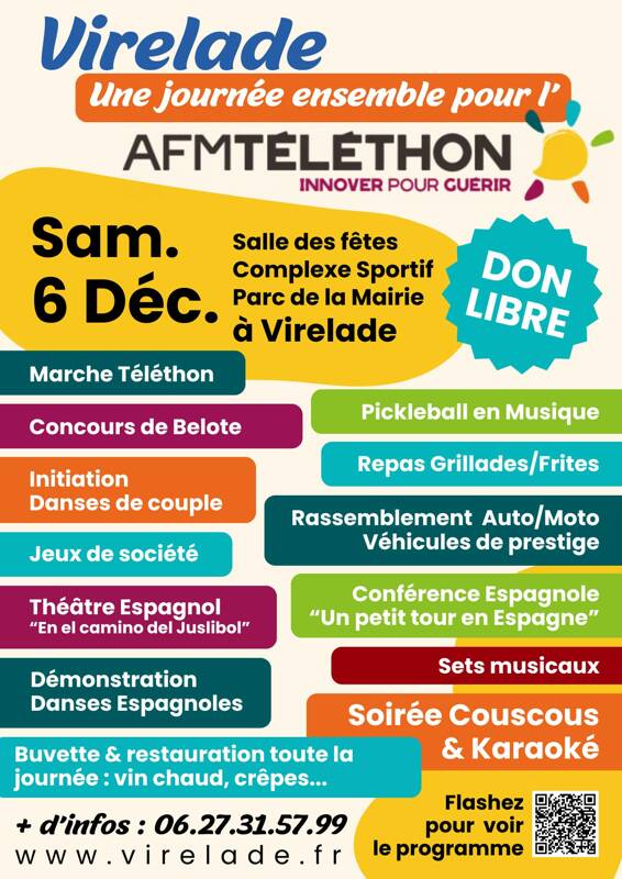 Virelade - Une journée ensemble pour le téléthon
