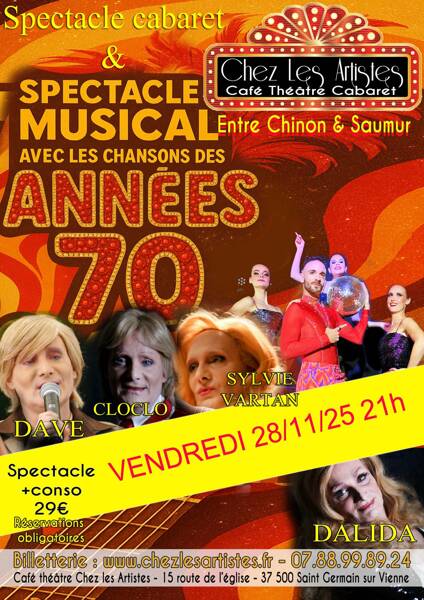 Spectacle musical Années 70'S