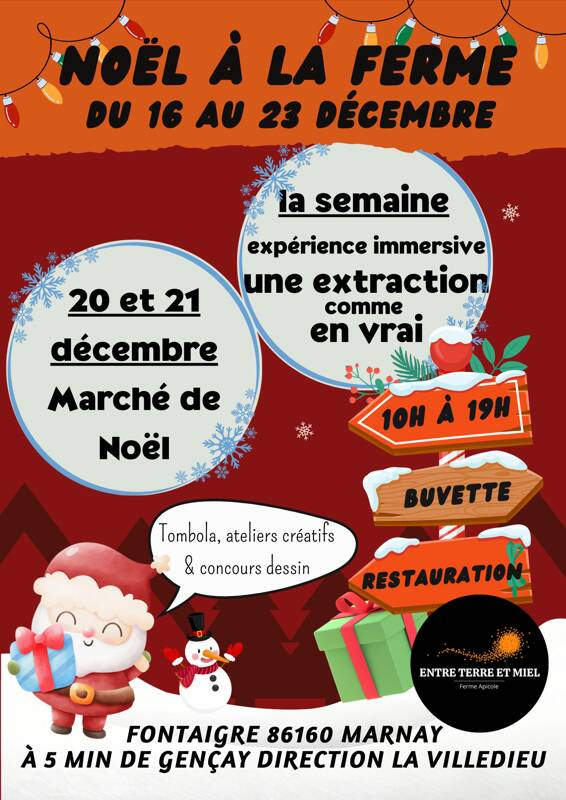 Noël à la ferme chez Entre Terre Et Miel