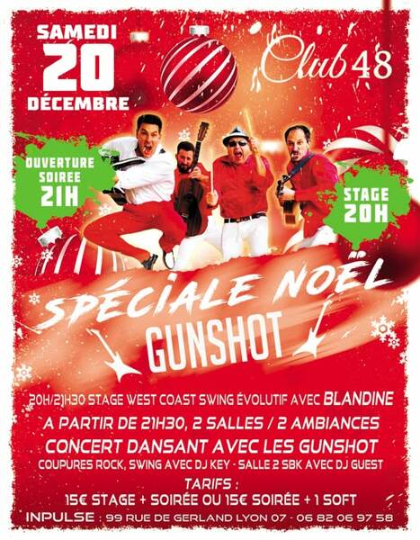 Concert Rock Dansant avec les GUNSHOT