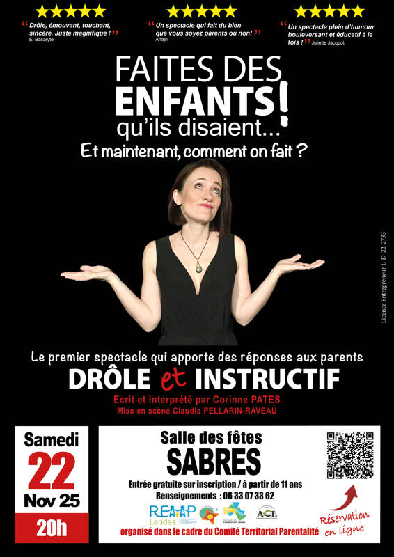 Spectacle : Faites des enfants qu'ils disaient !