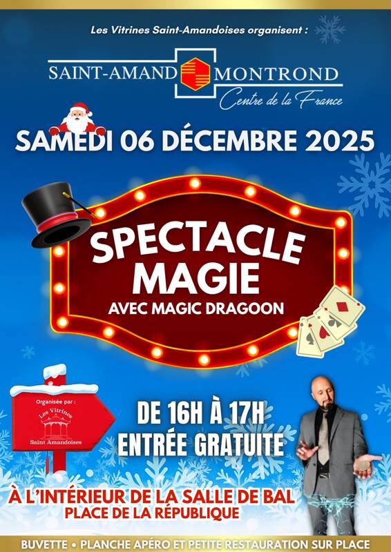 Spectacle de Magie à Saint-Amand-Montrond