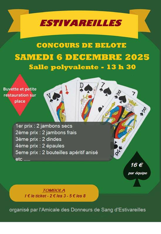GRAND CONCOURS DE BELOTE