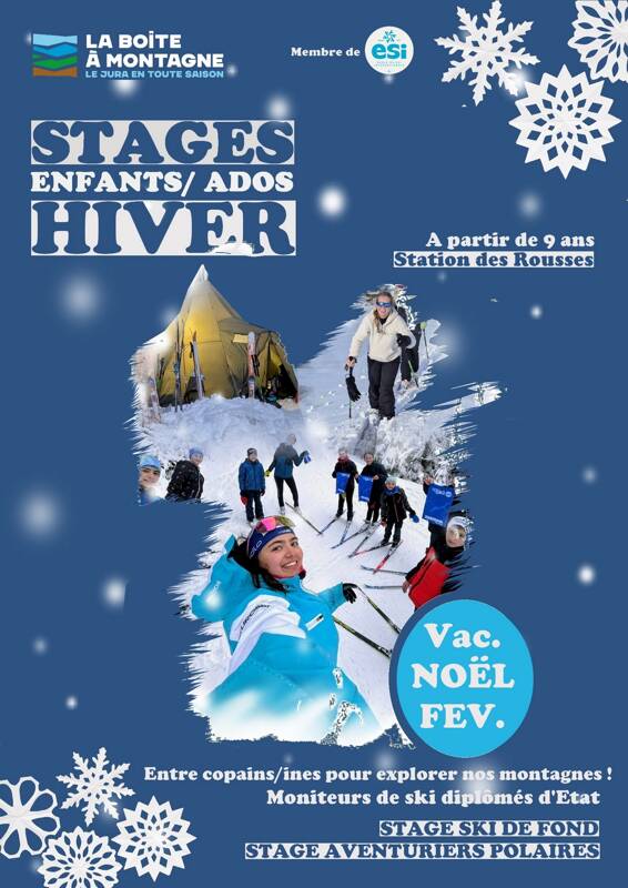 Stage ski de fond enfants 9-13 ans