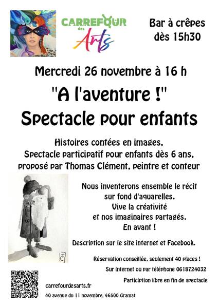 A l'Aventure ! Spectacle pour enfants à Gramat