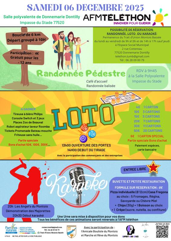 Téléthon en Bassée Montois