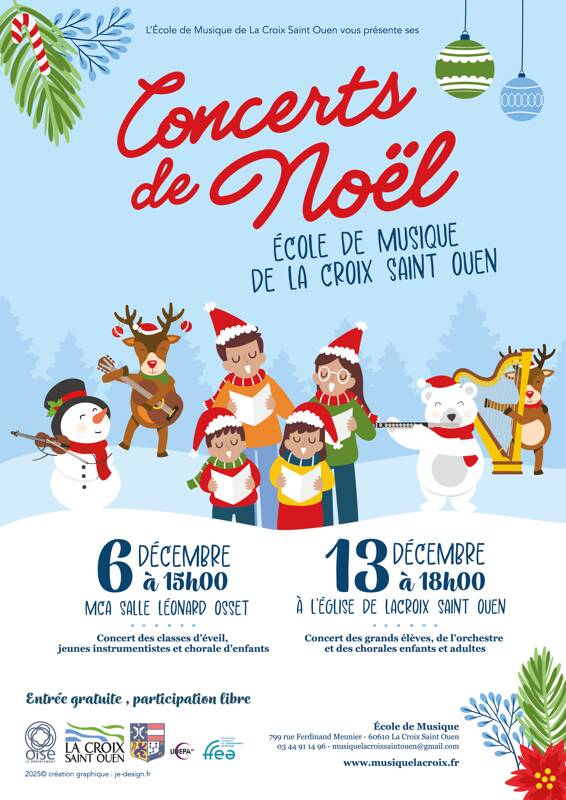 Concert de Noël des jeunes élèves