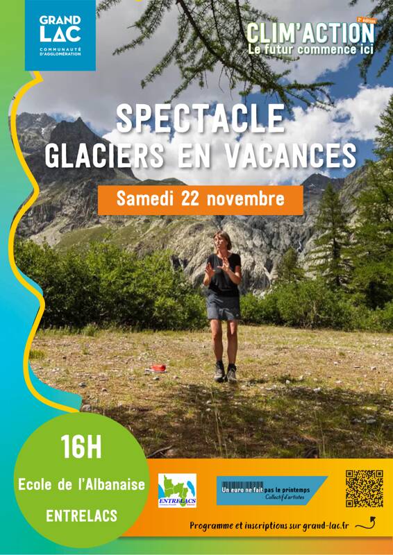 Spectacle Poétique Glaciers en Vacances