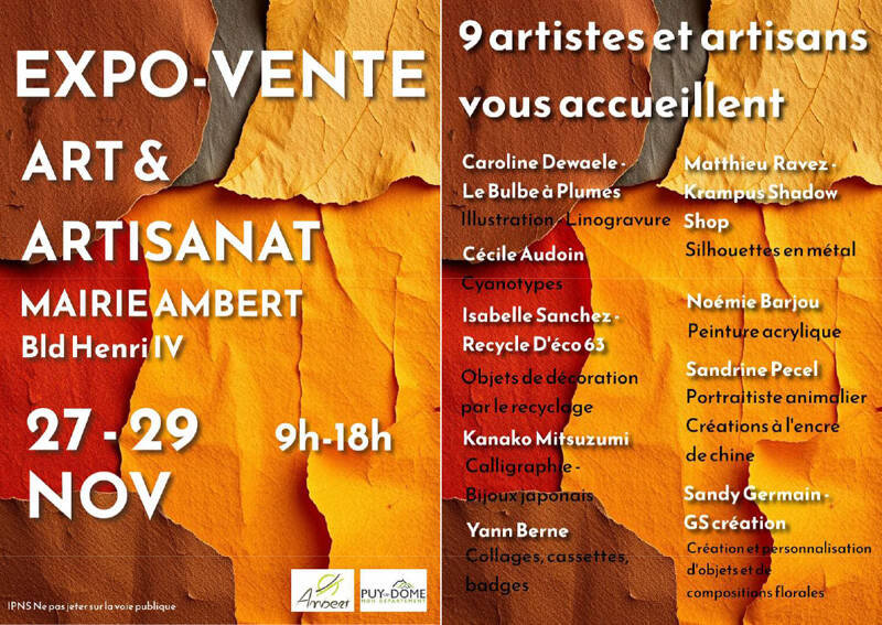 Exposition-vente Art et Artisanat