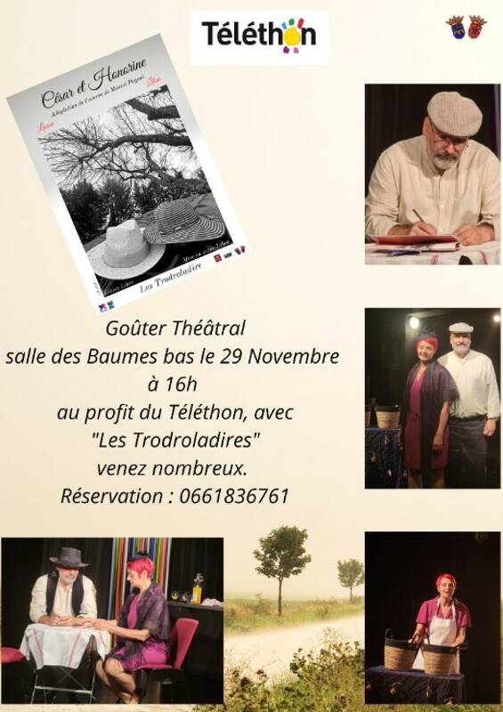 Goûter Théâtral en faveur du Téléthon