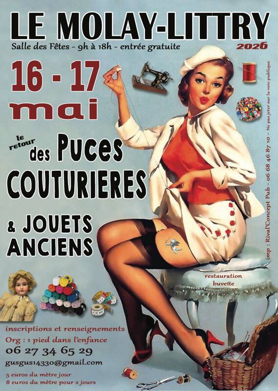 Puces couturières et jouets anciens