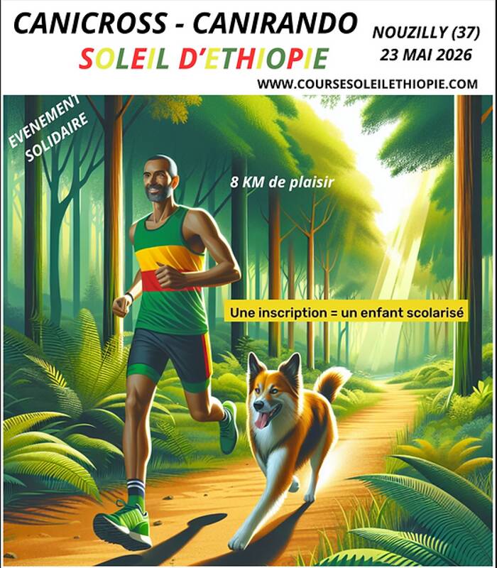 Canicross / Canirando Soleil d'Ethiopie