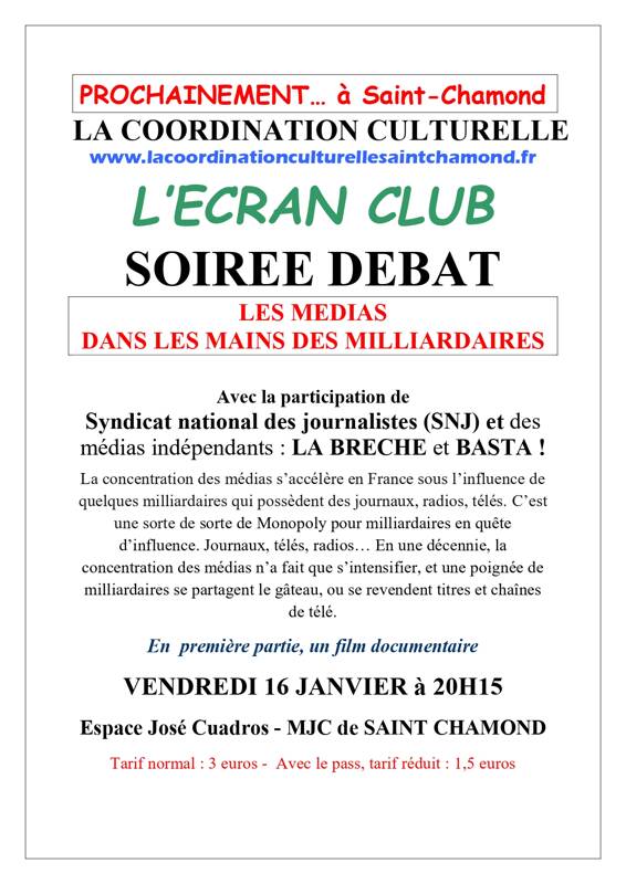 Les médias dans les mains des milliardaires