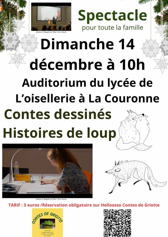 Conte dessiné Histoires de loup