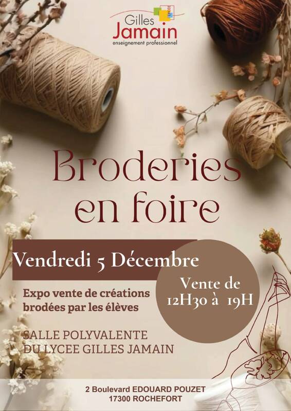 Broderie en foire