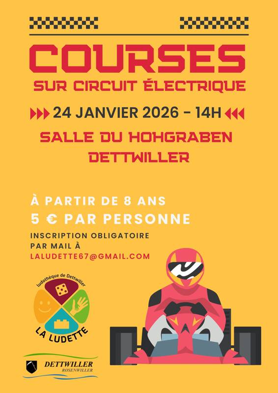 Courses de voitures slot car