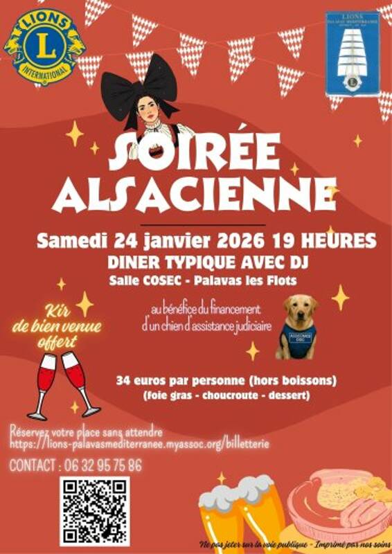 Soirée Alsacienne - dîner et animation musicale
