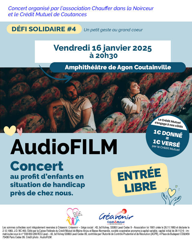Concert solidaire avec AudioFILM