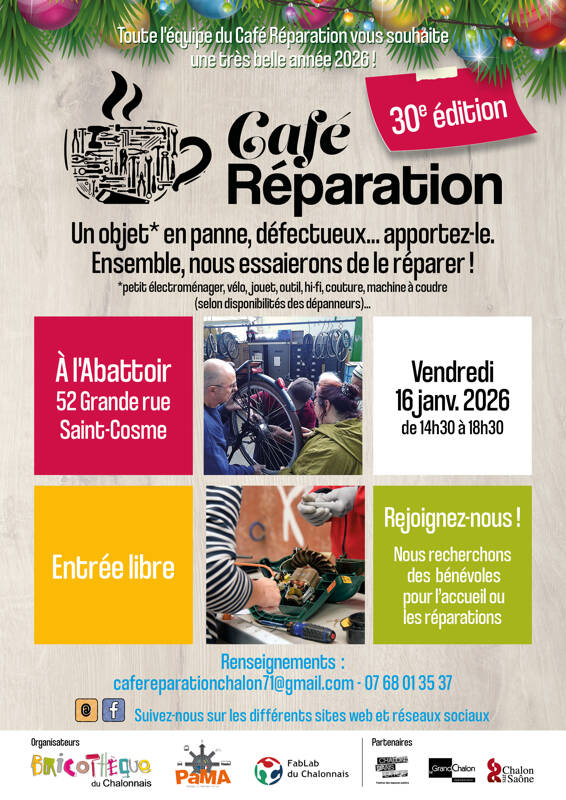 30ème Café Réparation