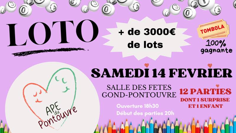 Grand loto de l'APE du Pontouvre