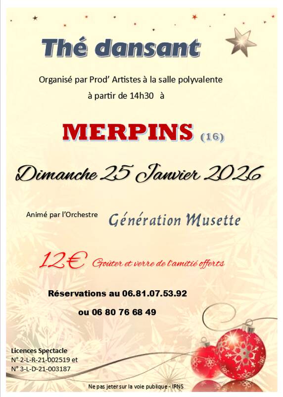 Thé dansant à Merpins