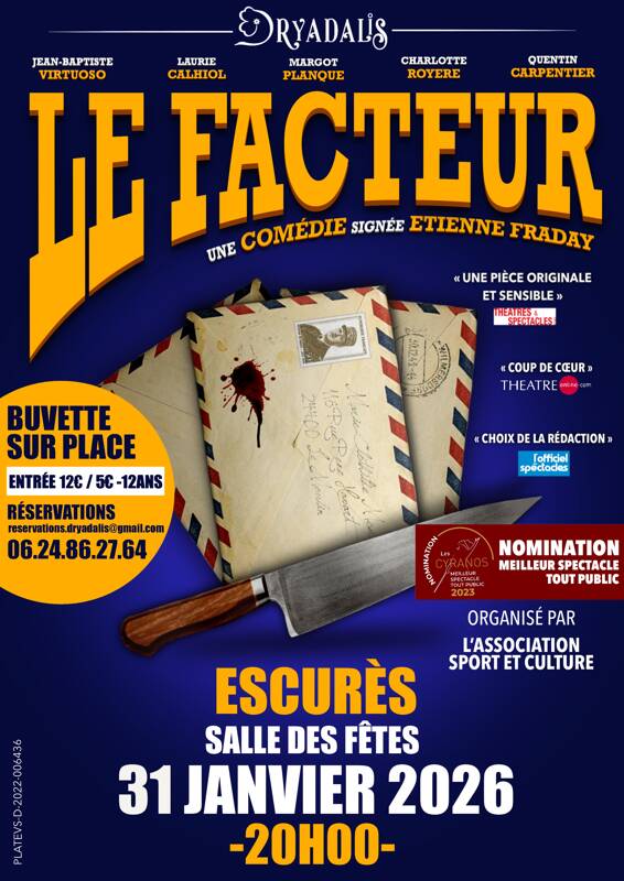 Le Facteur - Pièce de théâtre - Compagnie Dryadalis