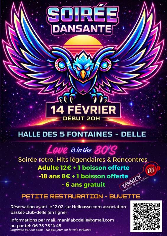 Soirée dansante - Love is in the 80'S
