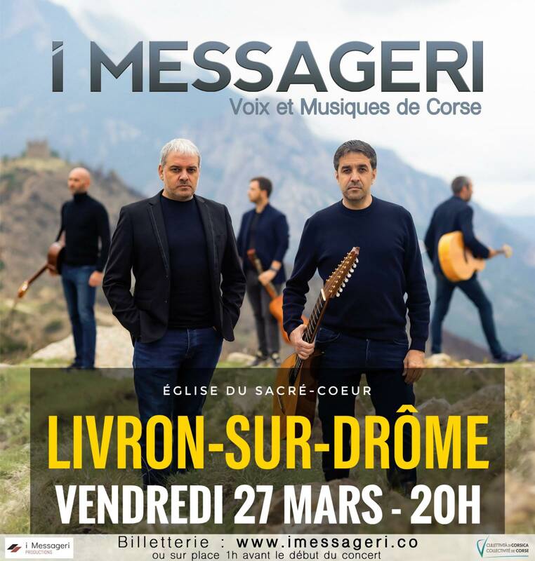Concert groupe I MESSAGERI - Voix et Musiques de Corse