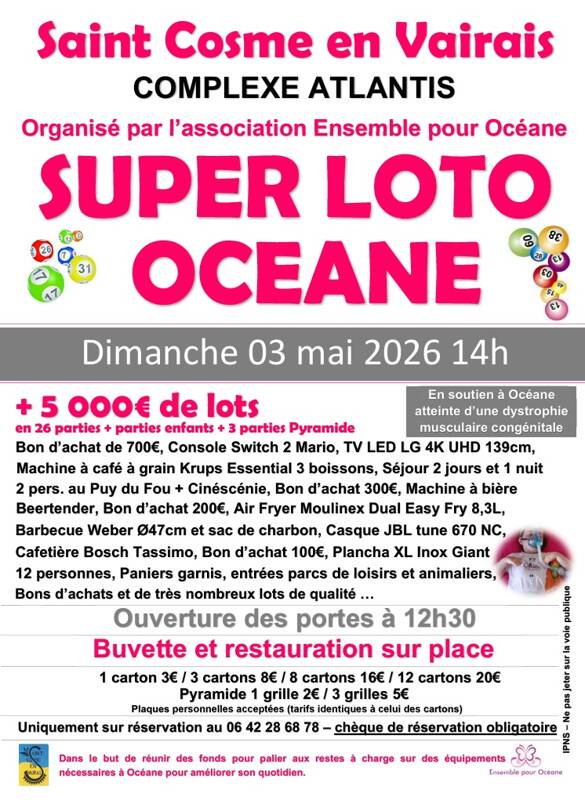 Super loto en soutien à Océane