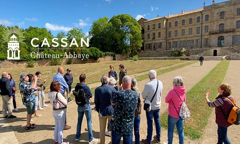 Les visites guidées de Ronan au Château-Abbaye de Cassan