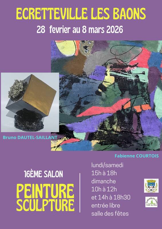 exposition de peinture et sculpture d'Ecretteville les Baons